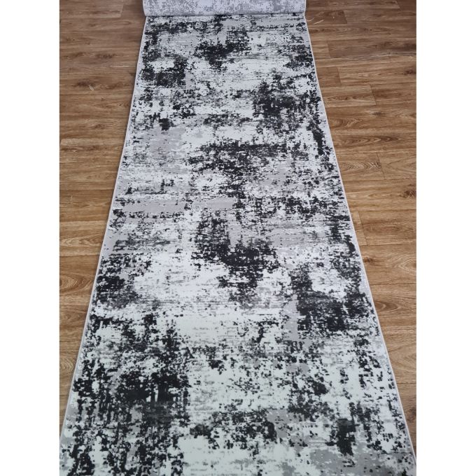 Килимова доріжка Greencarpet Trend 07624B D GREY / CREAM