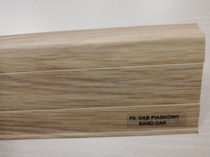 Плінтус Salag SG 75 F0 Sand Oak