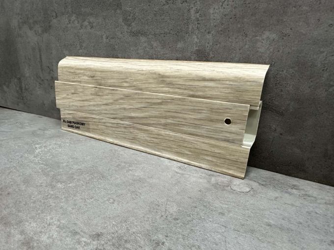 Плінтус Salag SG 75 F0 Sand Oak