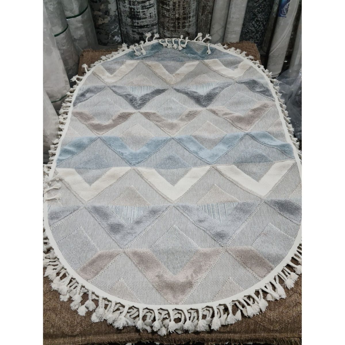 Ковёр Greencarpet Gabbana GM76A L.BLUE