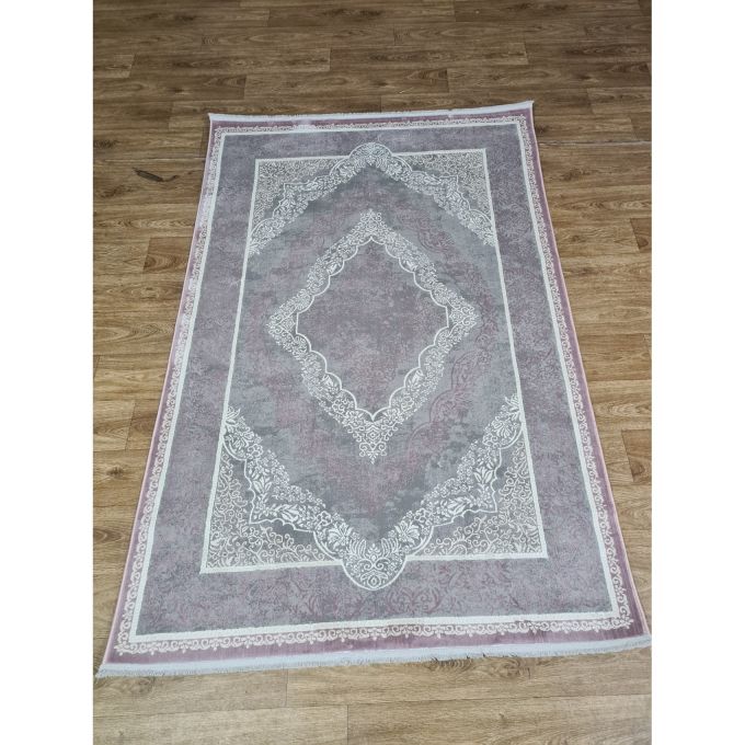 Килим Greencarpet Luxury 05986D D.GREY HB / LILAC
