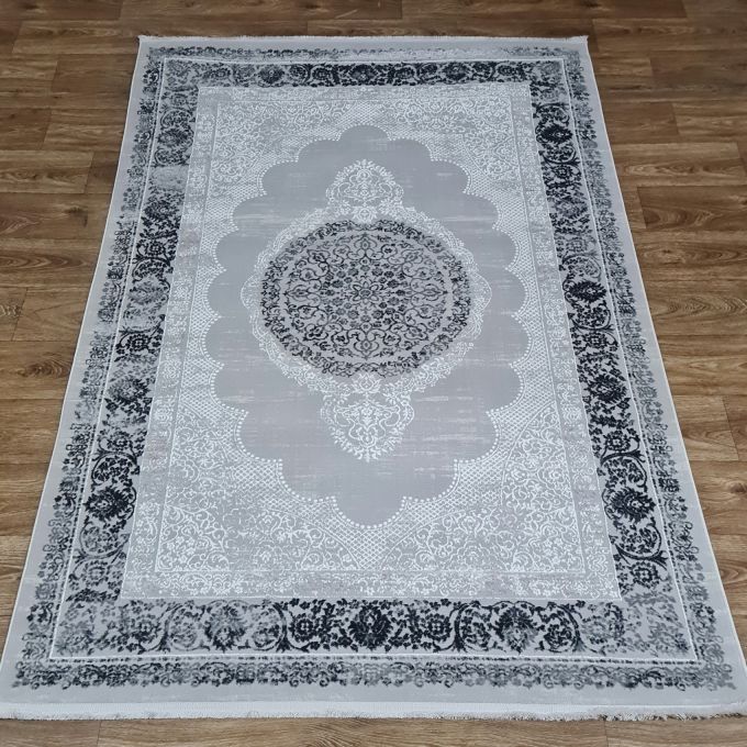 Килим Greencarpet Mahal 04179O L.GREY/GREY