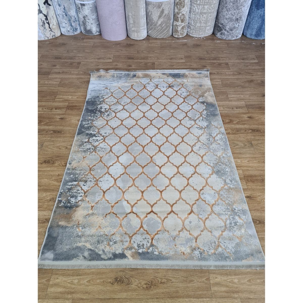 Ковёр Greencarpet Moda 5758 BEIGE HB / GOLD FLOS