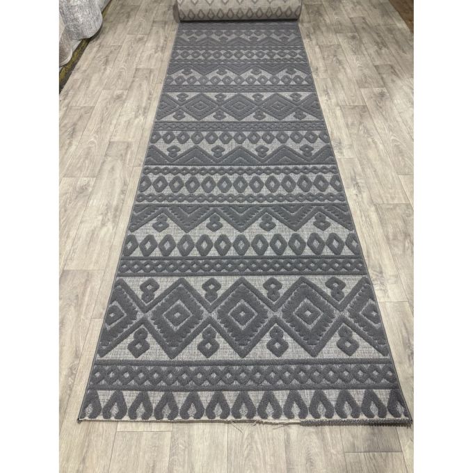 Килимова доріжка Greencarpet Dolche 4198A ANTRACITE/ANTRACITE