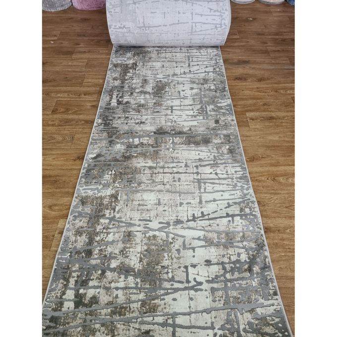 Килимова доріжка Greencarpet Luxury 06189A GREY / GREY