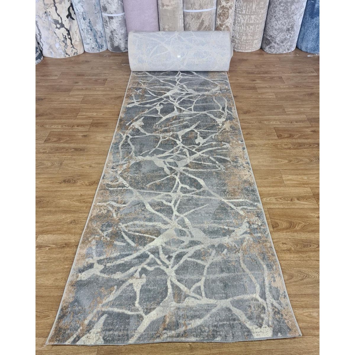 Килимова доріжка Greencarpet Picasso 5790C L.GREY / L.GREY