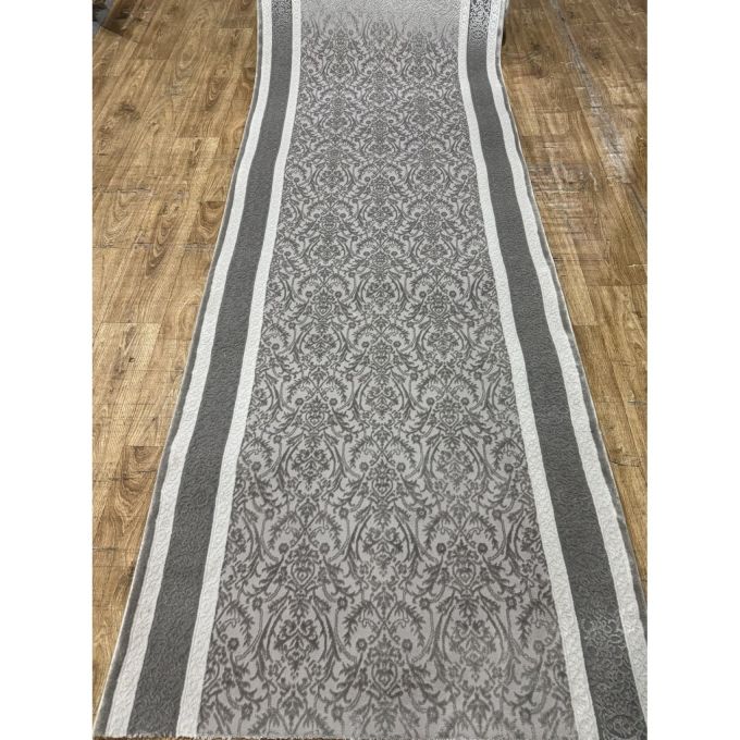 Килимова доріжка Greencarpet Tempo 8125 GREY / C. POLY. D. GREY