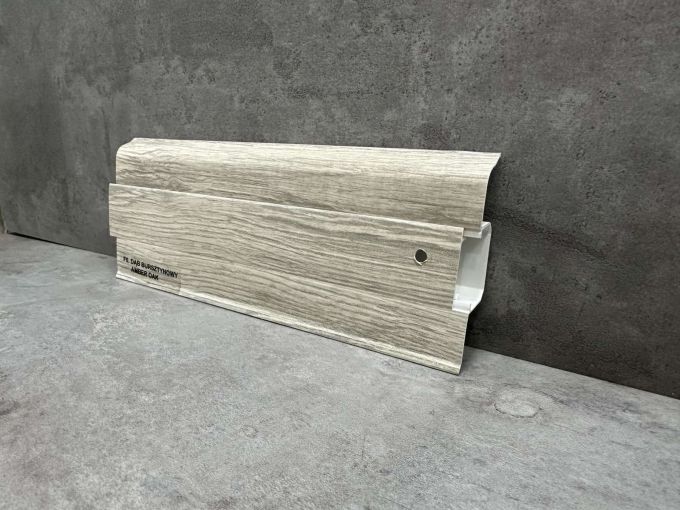Плінтус Salag SG 75 F6 Amber Oak