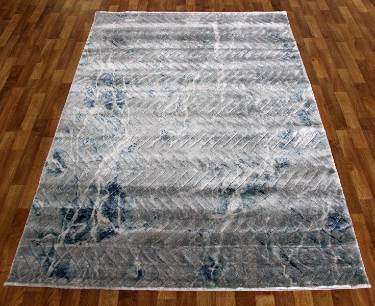 Килим LOW CANYON 121SA l.blue/gray